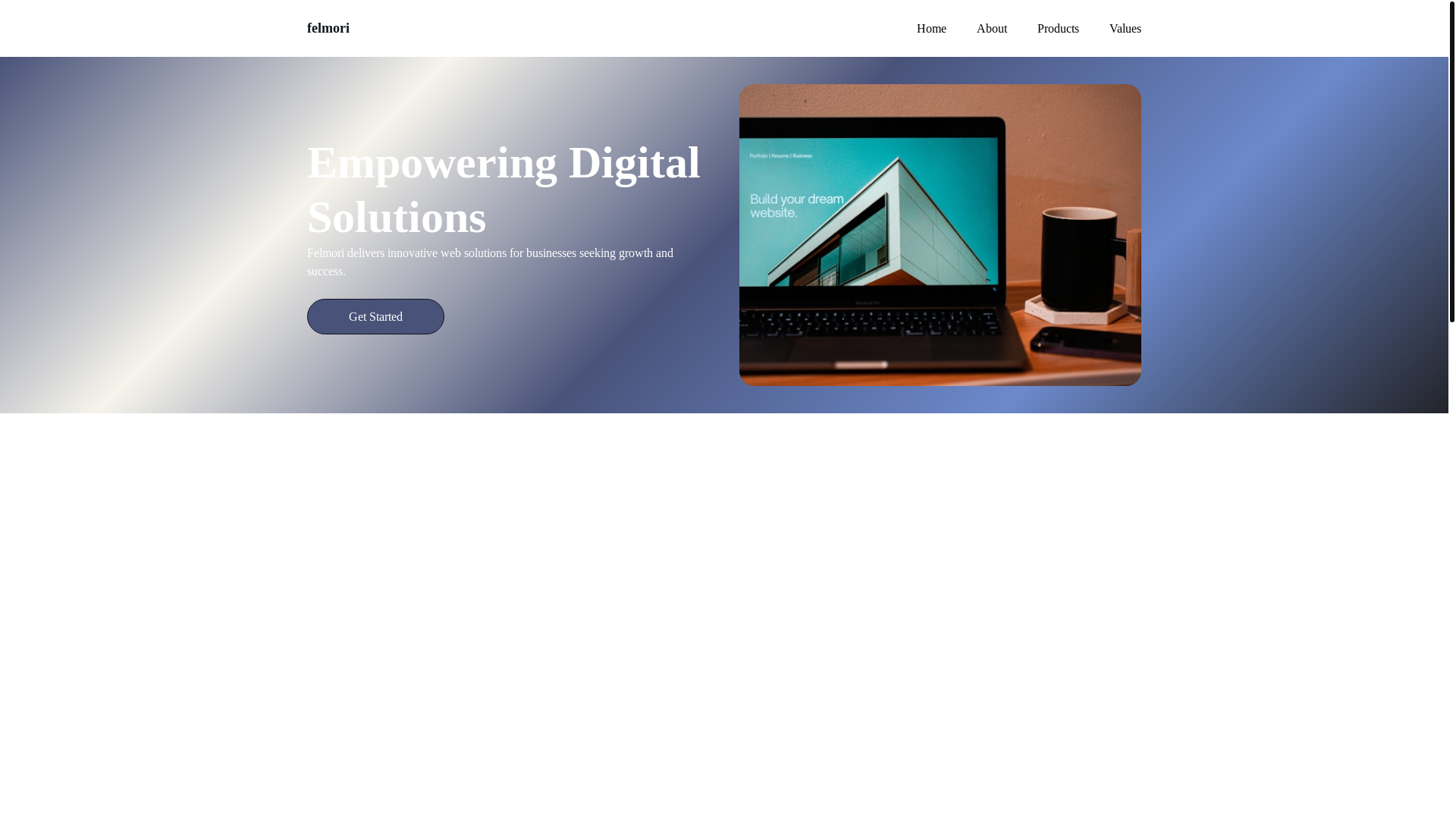 website screenshot of https://felmori.com/