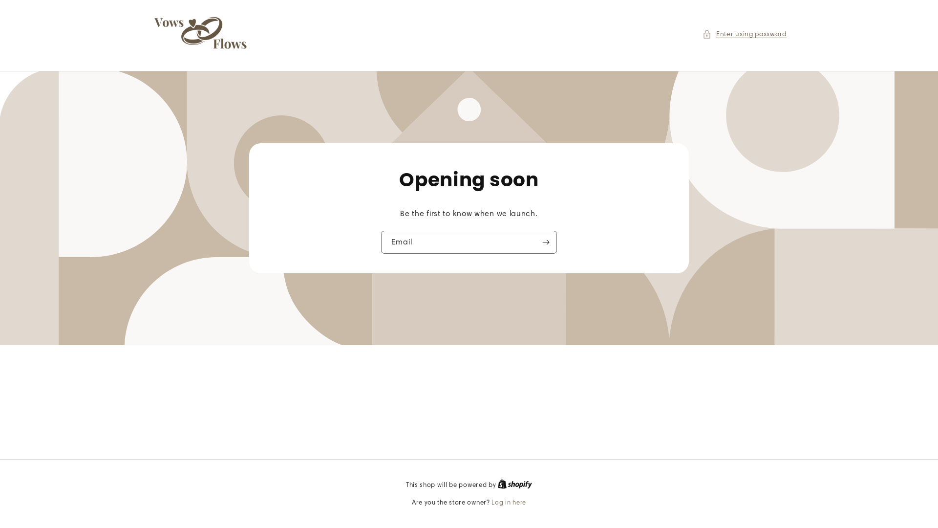 website screenshot of https://vowsandflowsindia.com/