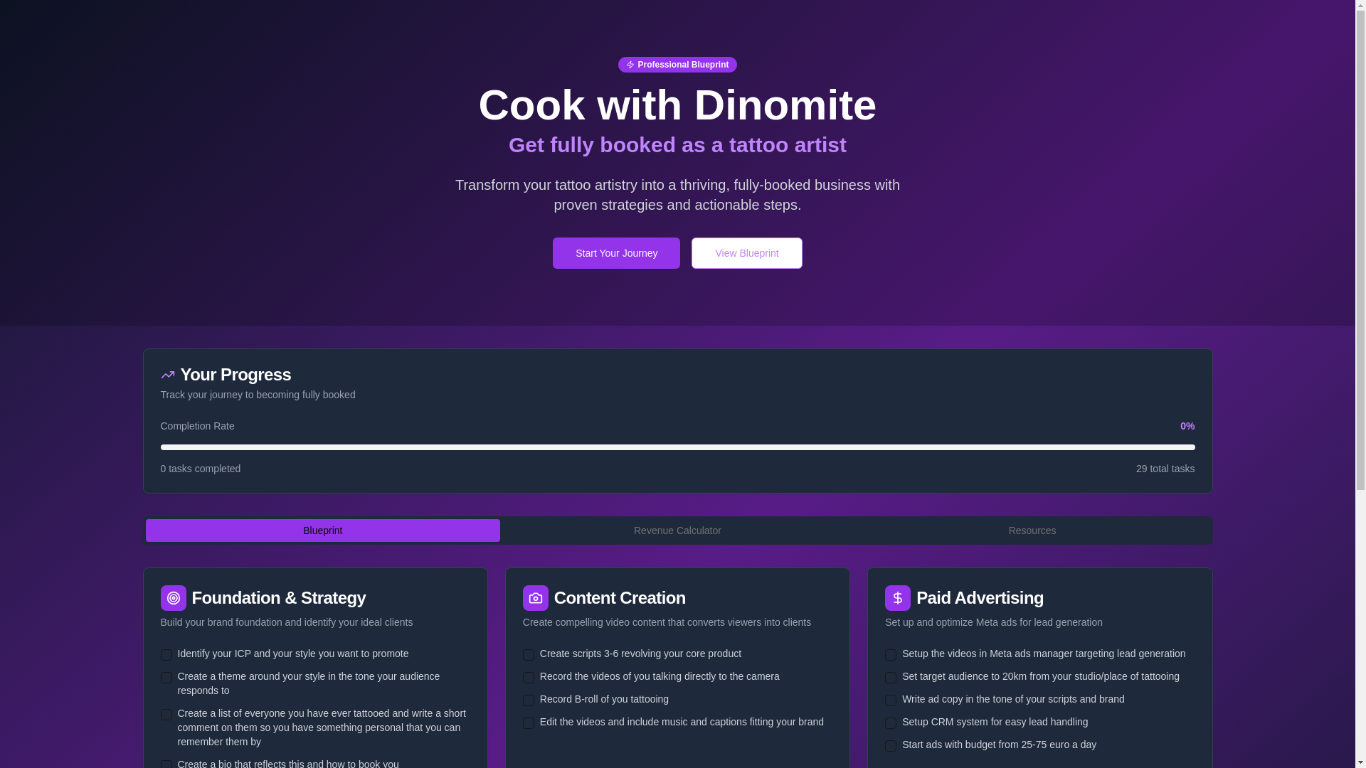 website screenshot of https://cookwithdinomite29steps.com/