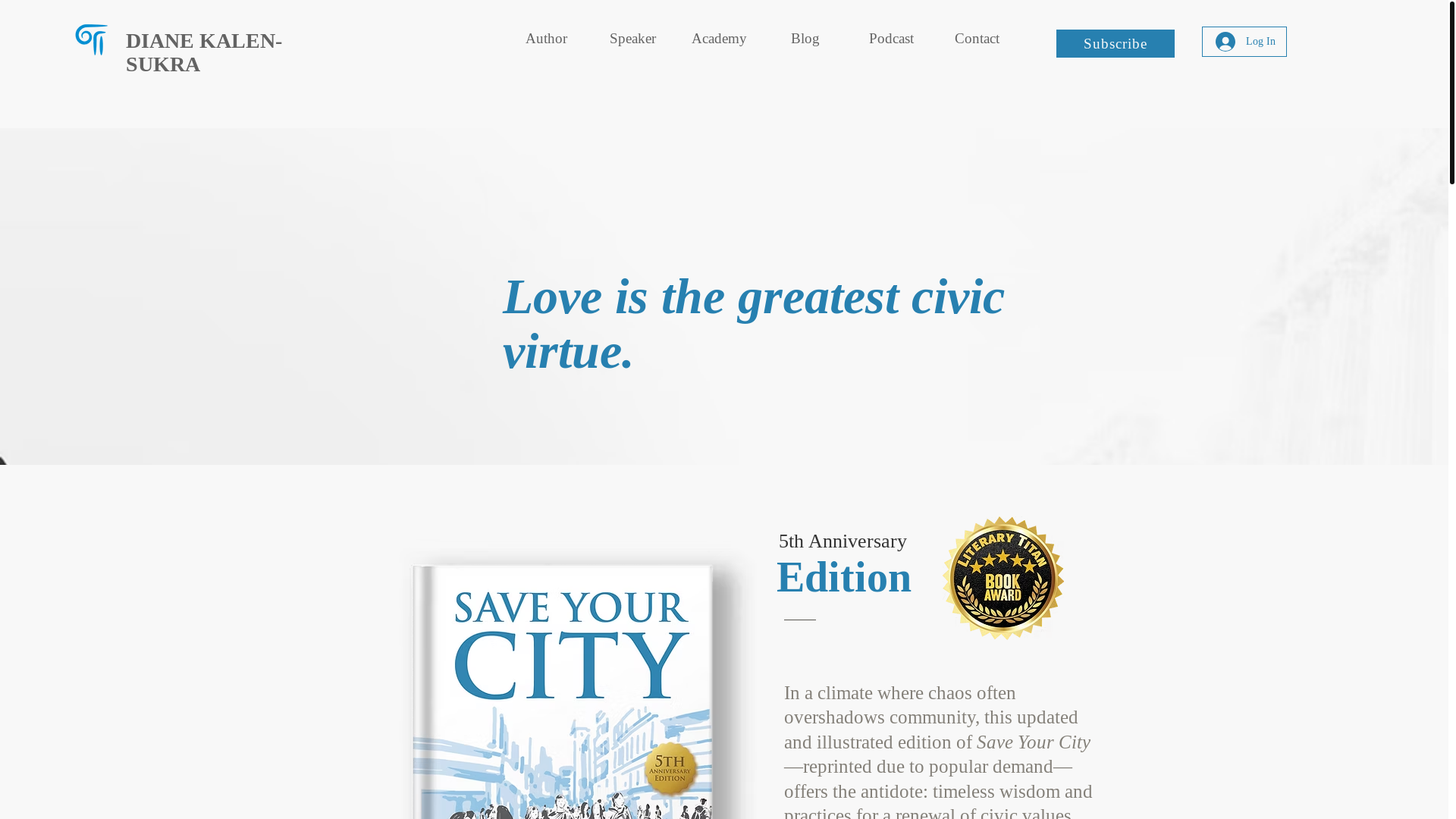 website screenshot of https://radical-civility.com/