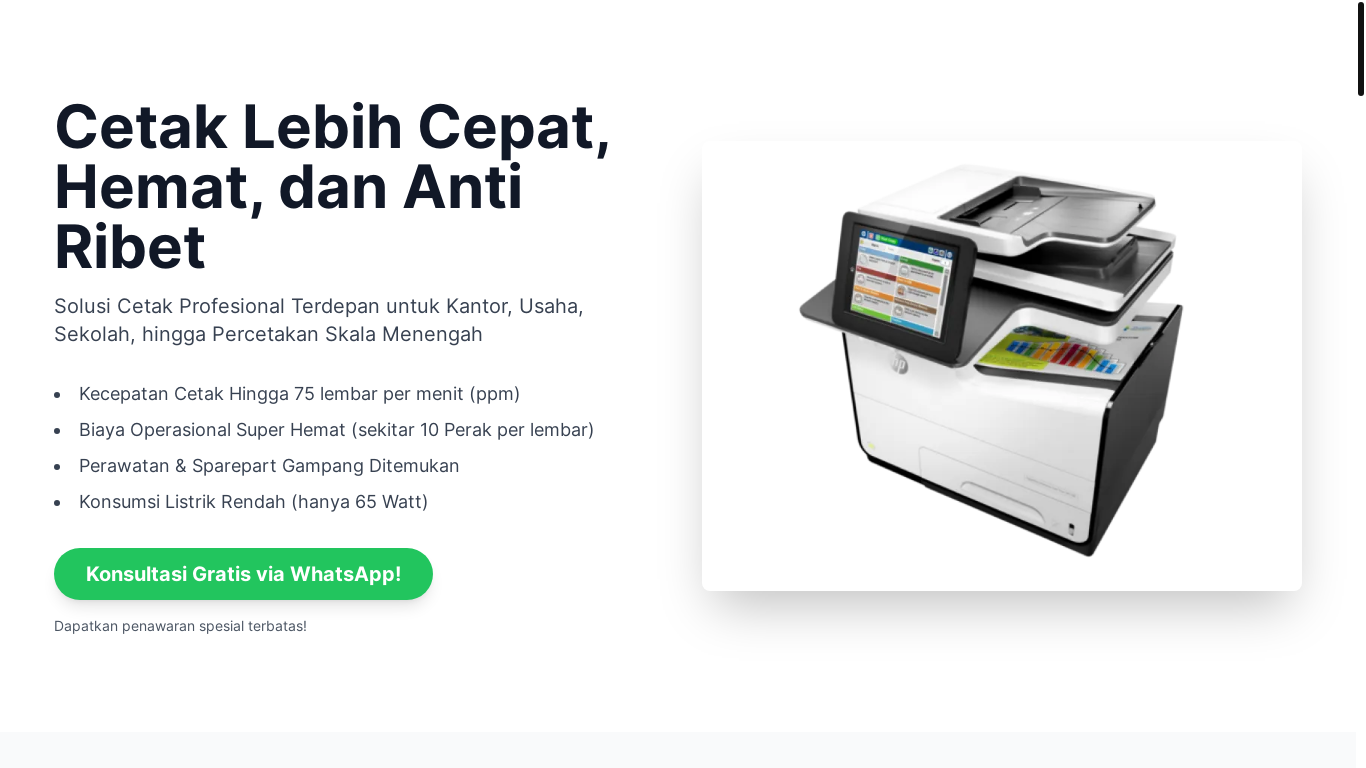 website screenshot of https://tokoprinter.org/
