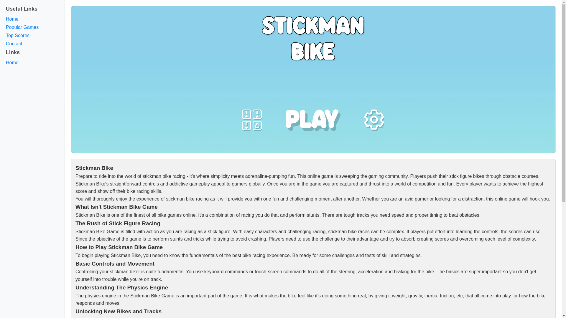 website screenshot of https://stickmanbike501.pages.dev/