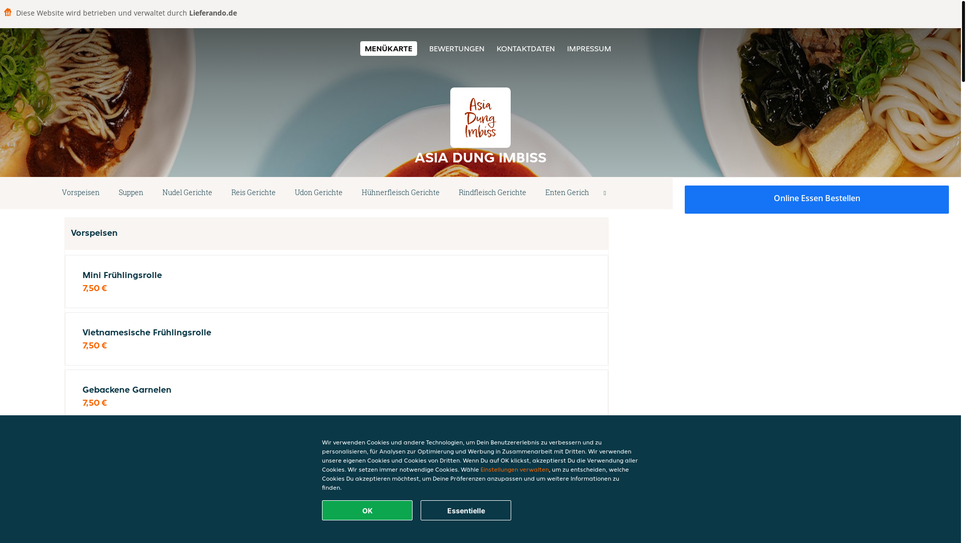 website screenshot of https://asiadungimbiss-nurnberg.de/