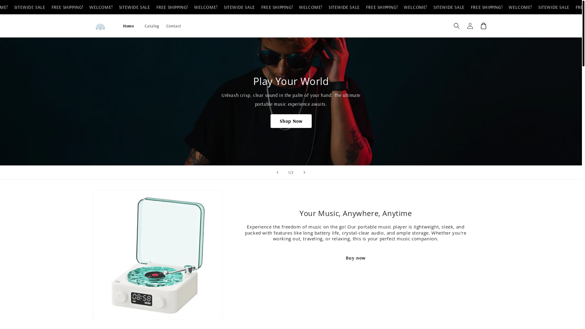 website screenshot of https://hitechtonic.store/
