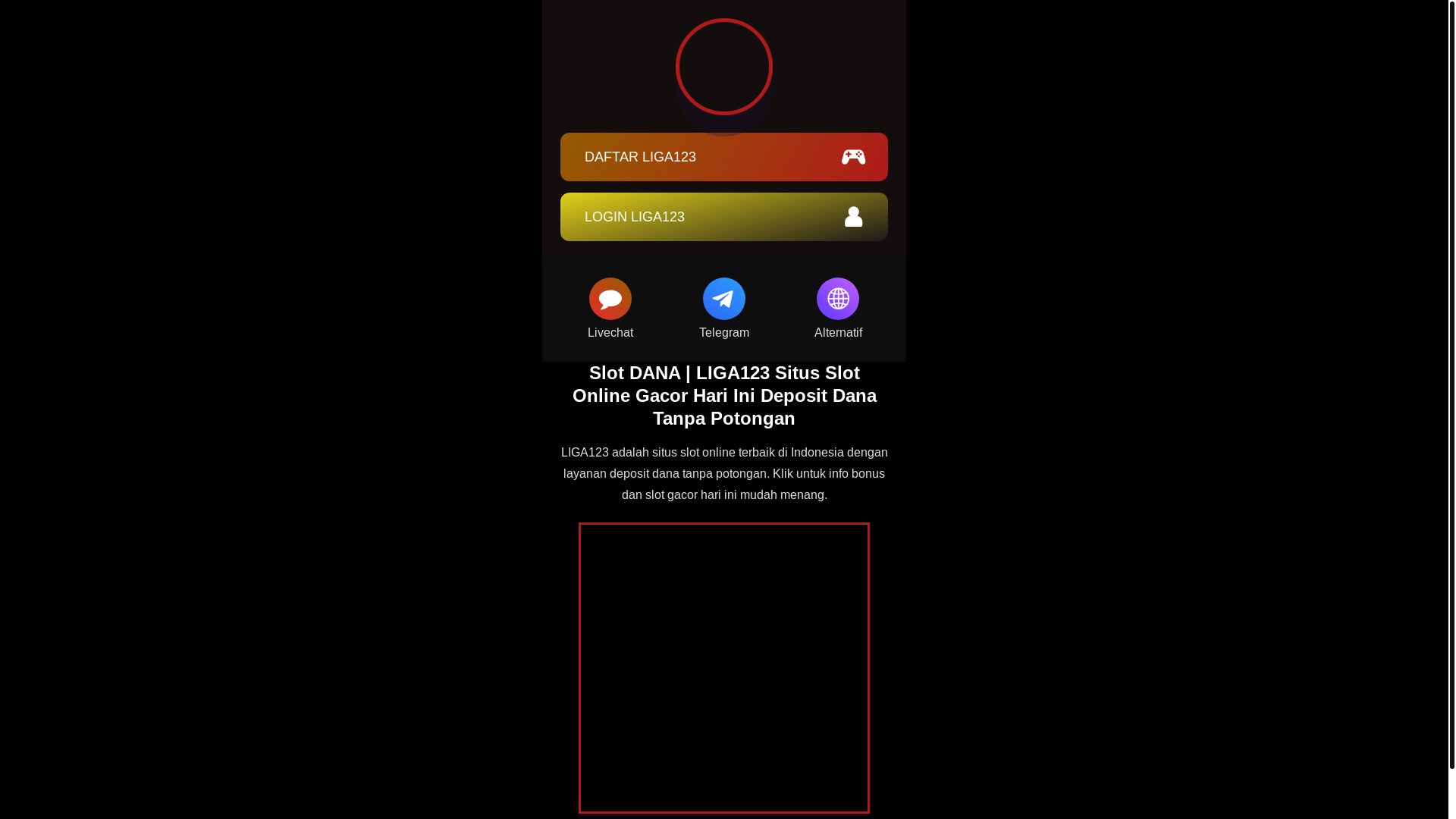 website screenshot of https://slot-dana-dht.pages.dev/