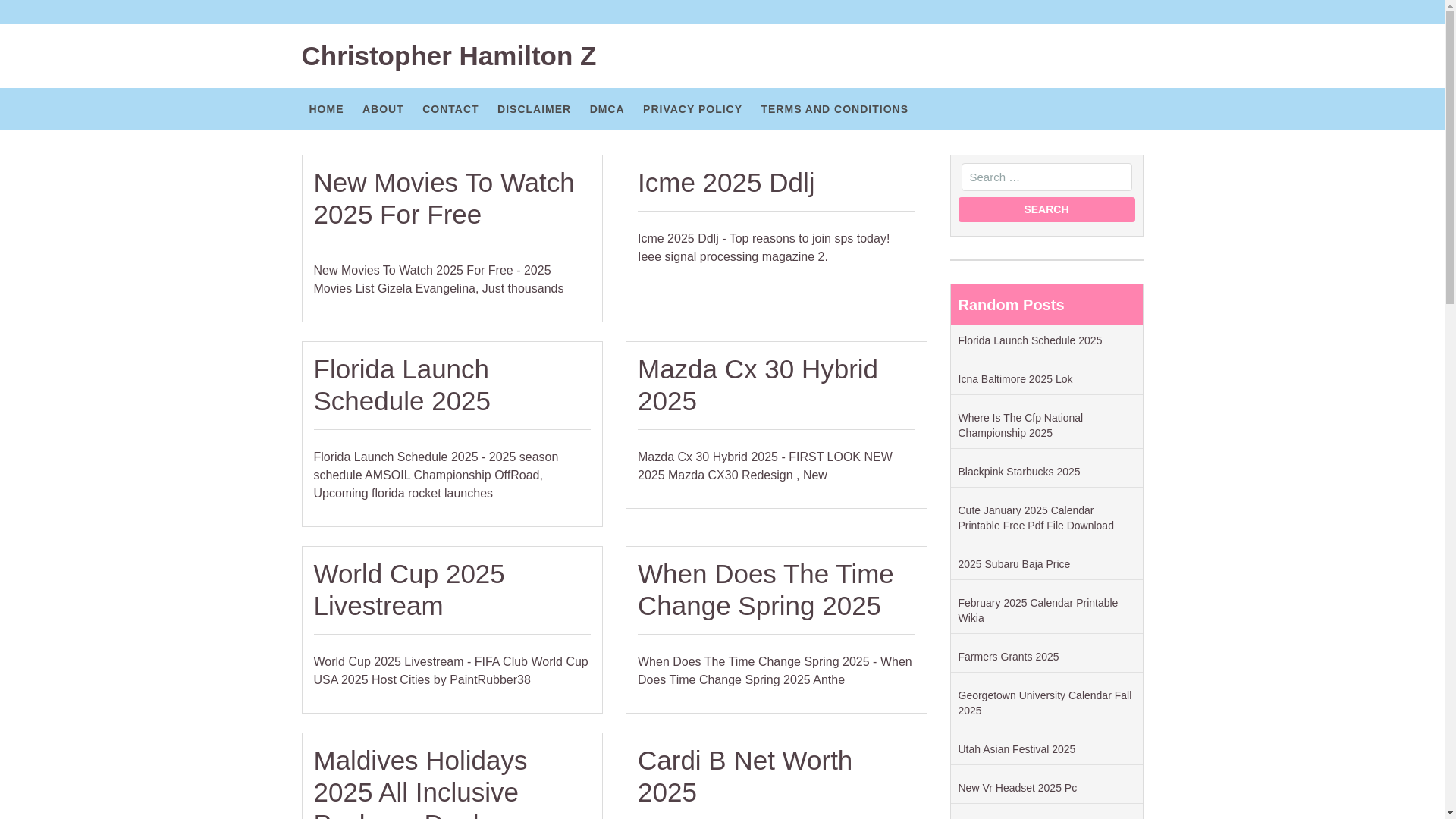 website screenshot of https://christopherhamiltonz.pages.dev/