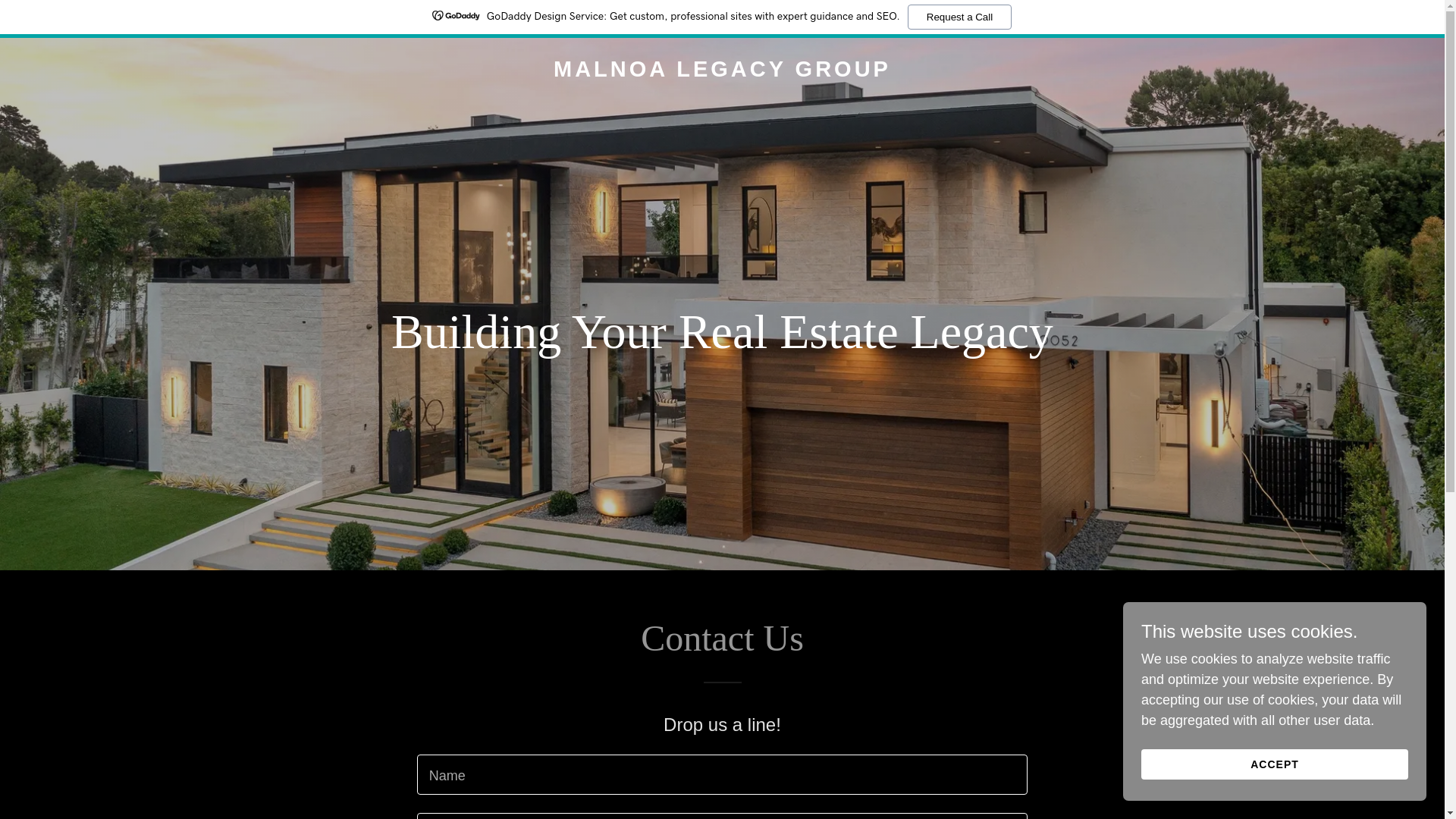 website screenshot of https://malnoalegacygroup.com/