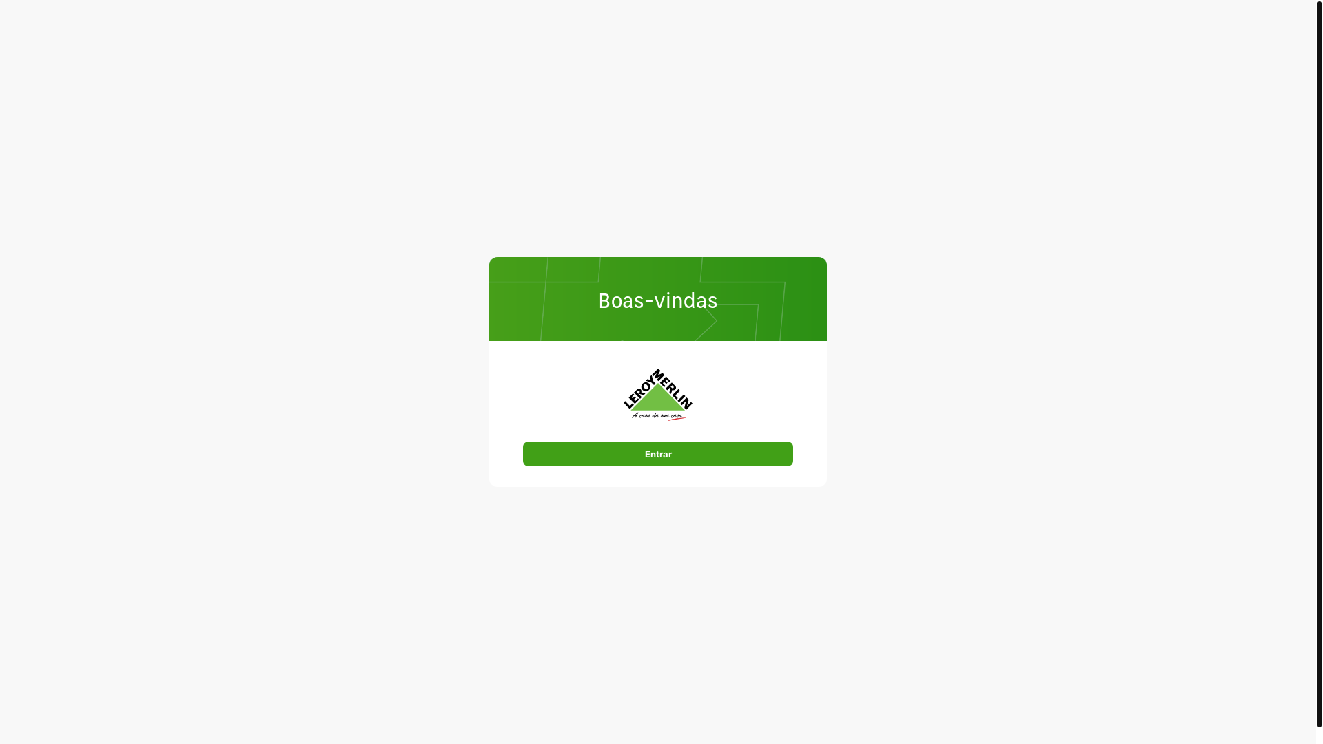 website screenshot of https://schedule-front.leroymerlin.com.br/