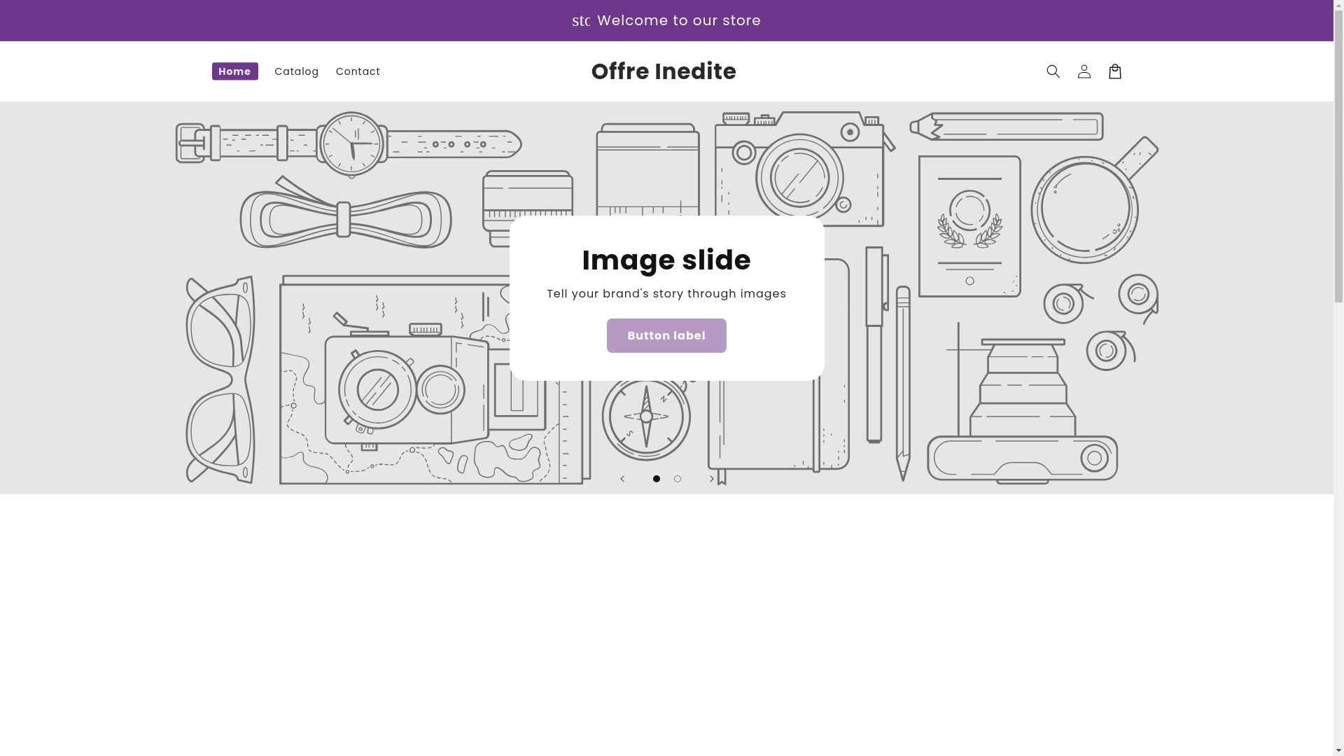 website screenshot of https://offreinedite.shop/