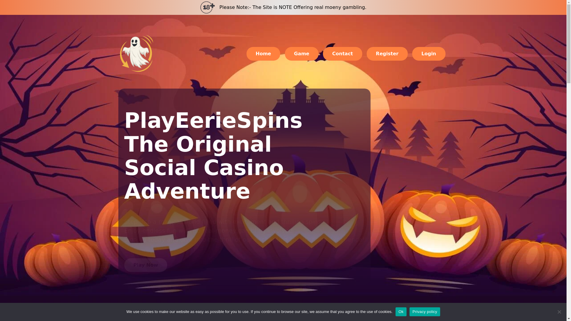 website screenshot of https://eerieplaywins.com/