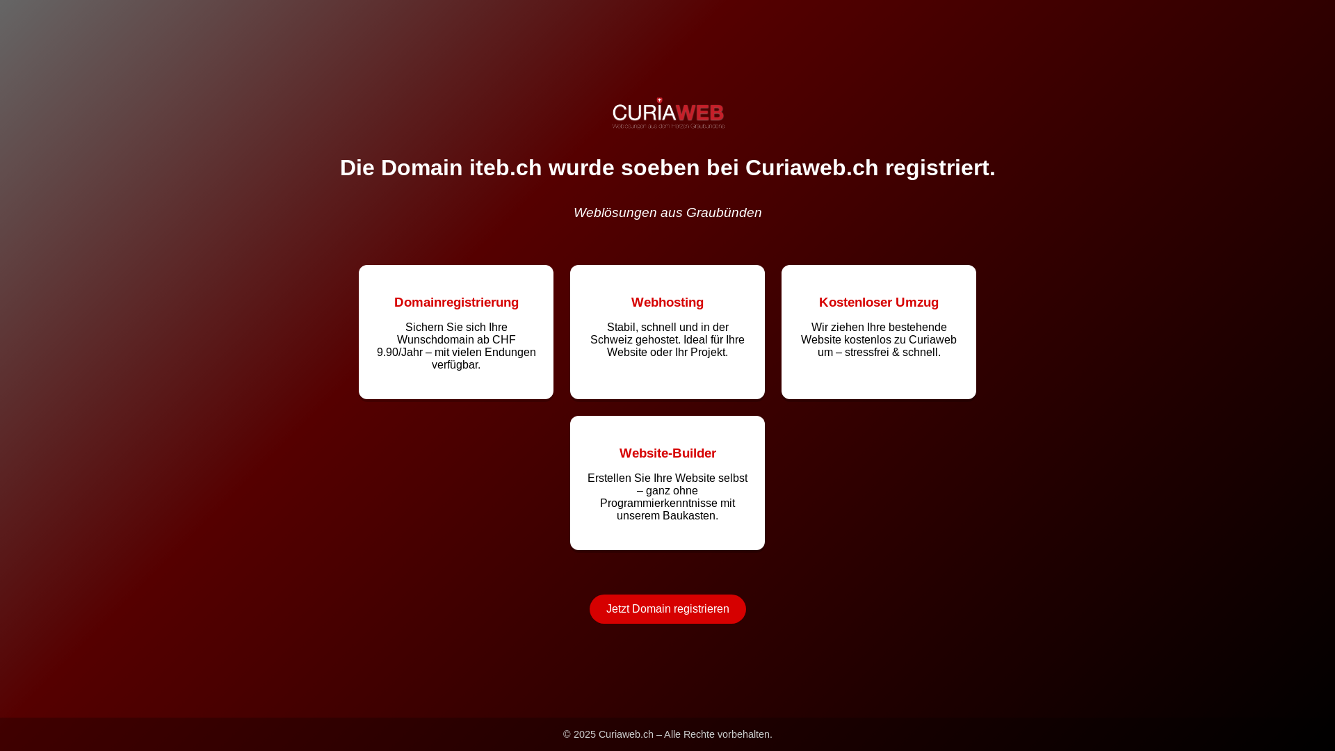 website screenshot of https://iteb.ch/