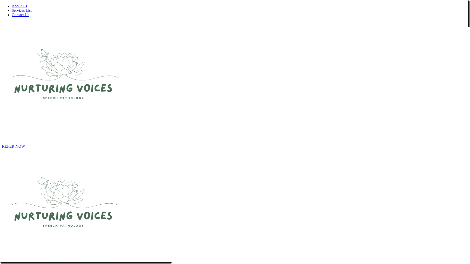 website screenshot of https://nurturingvoices.com.au/