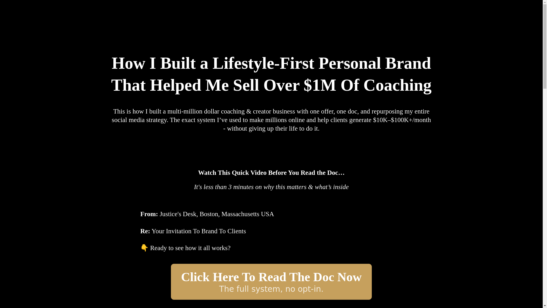 website screenshot of https://brandtoclients.com/