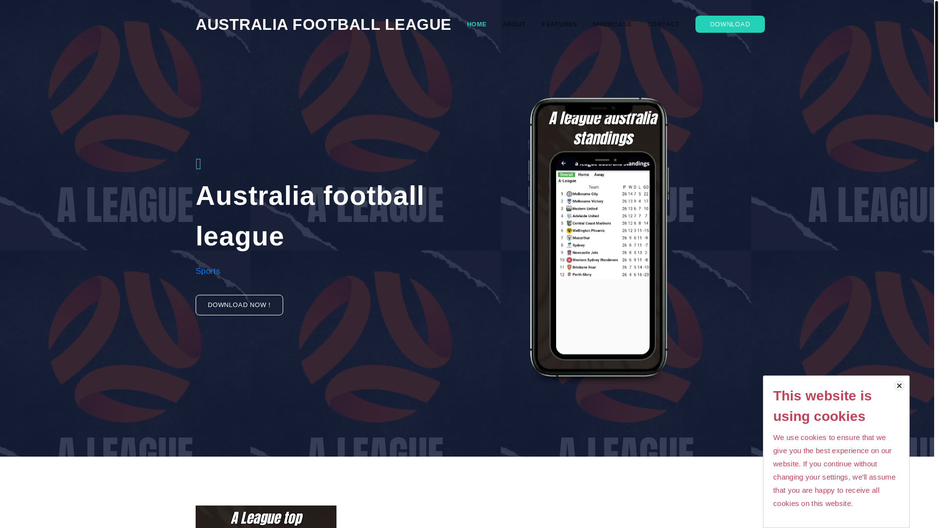 website screenshot of https://sportunainaust.life/