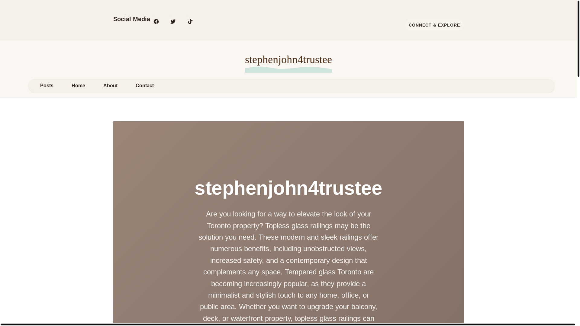 website screenshot of https://stephenjohn4trustee.pages.dev/
