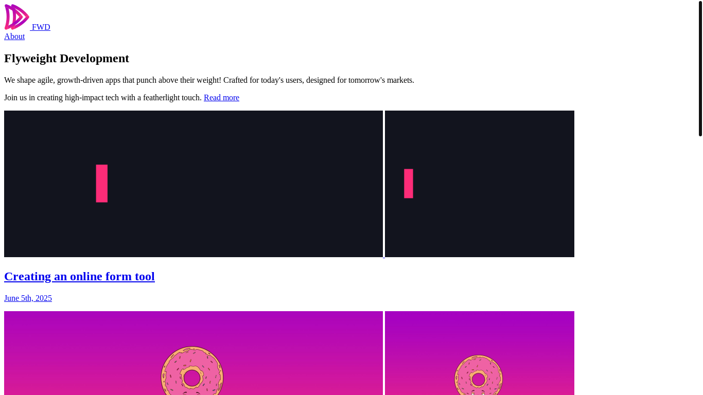website screenshot of https://flyweight-website.pages.dev/