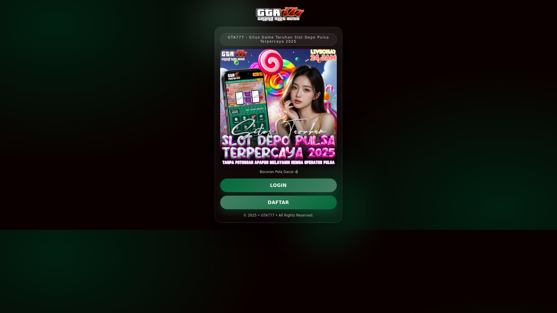 website screenshot of https://soakpulsa.pages.dev/