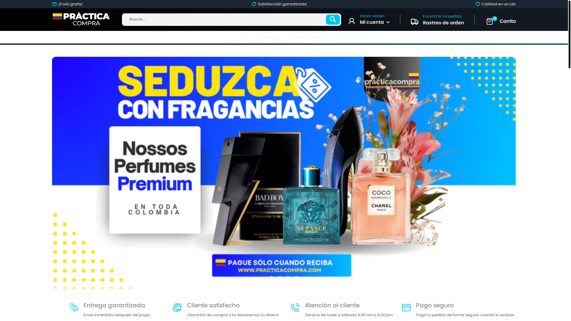 website screenshot of https://praticacompra.shop/