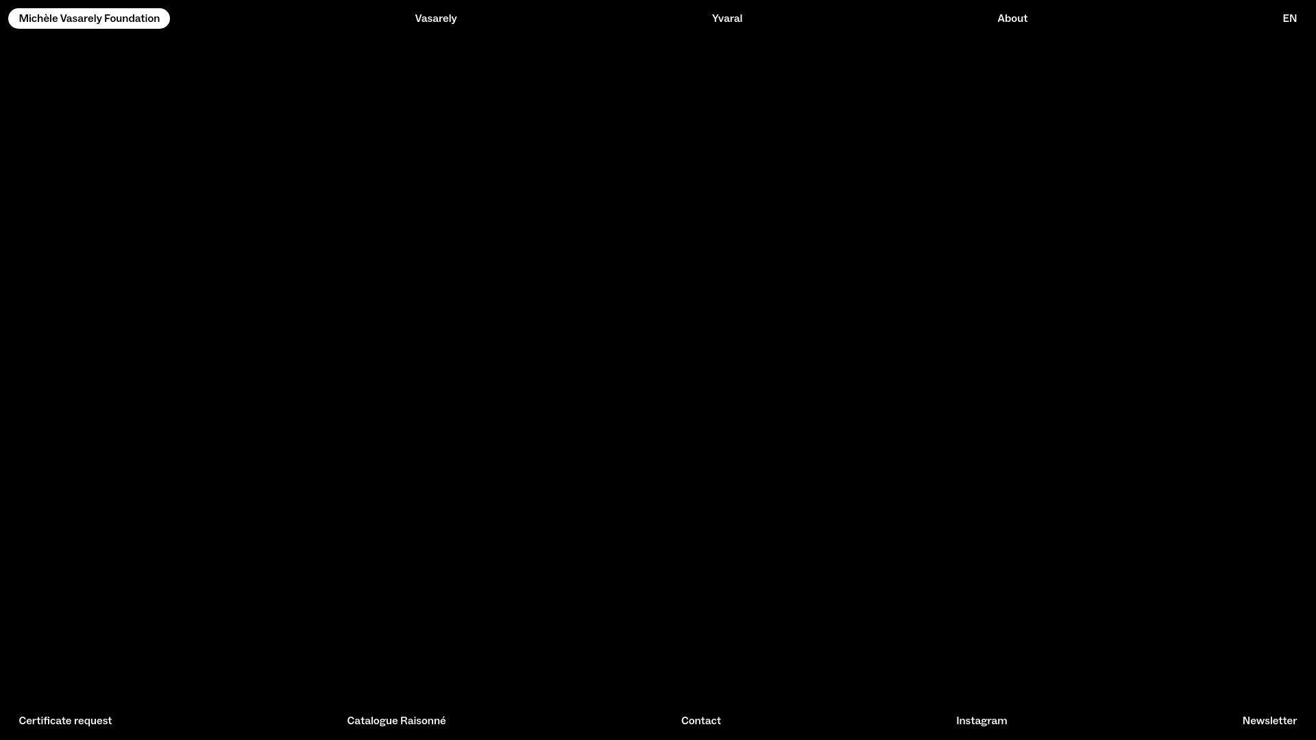 website screenshot of https://vasarely.pages.dev/