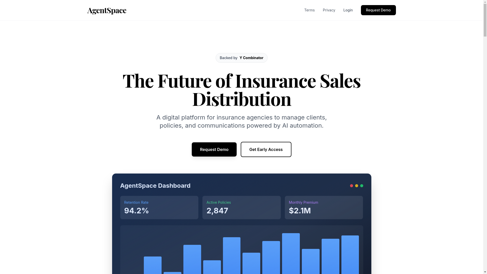 website screenshot of https://proagentspace.com/