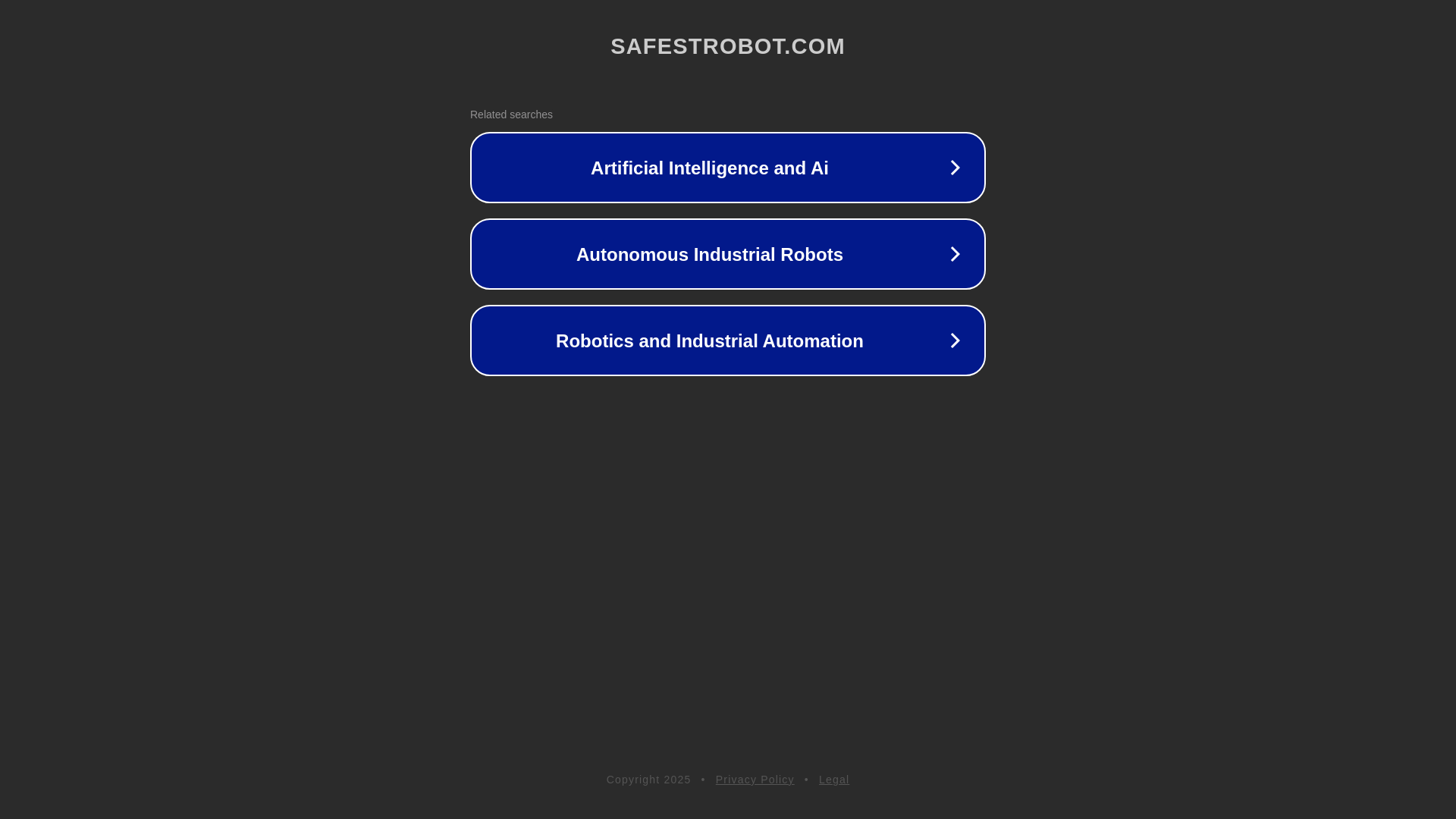 website screenshot of https://safestrobot.com/