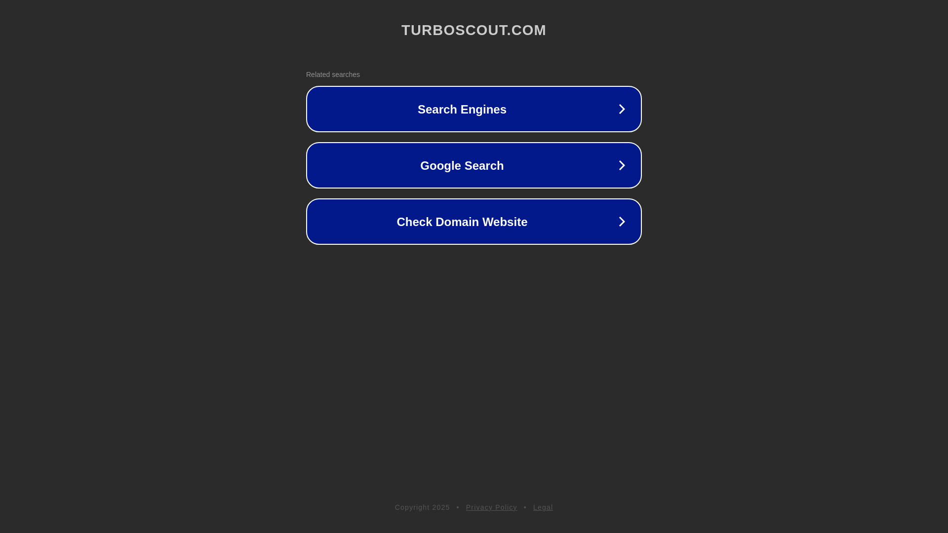 website screenshot of http://www.turboscout.com/
