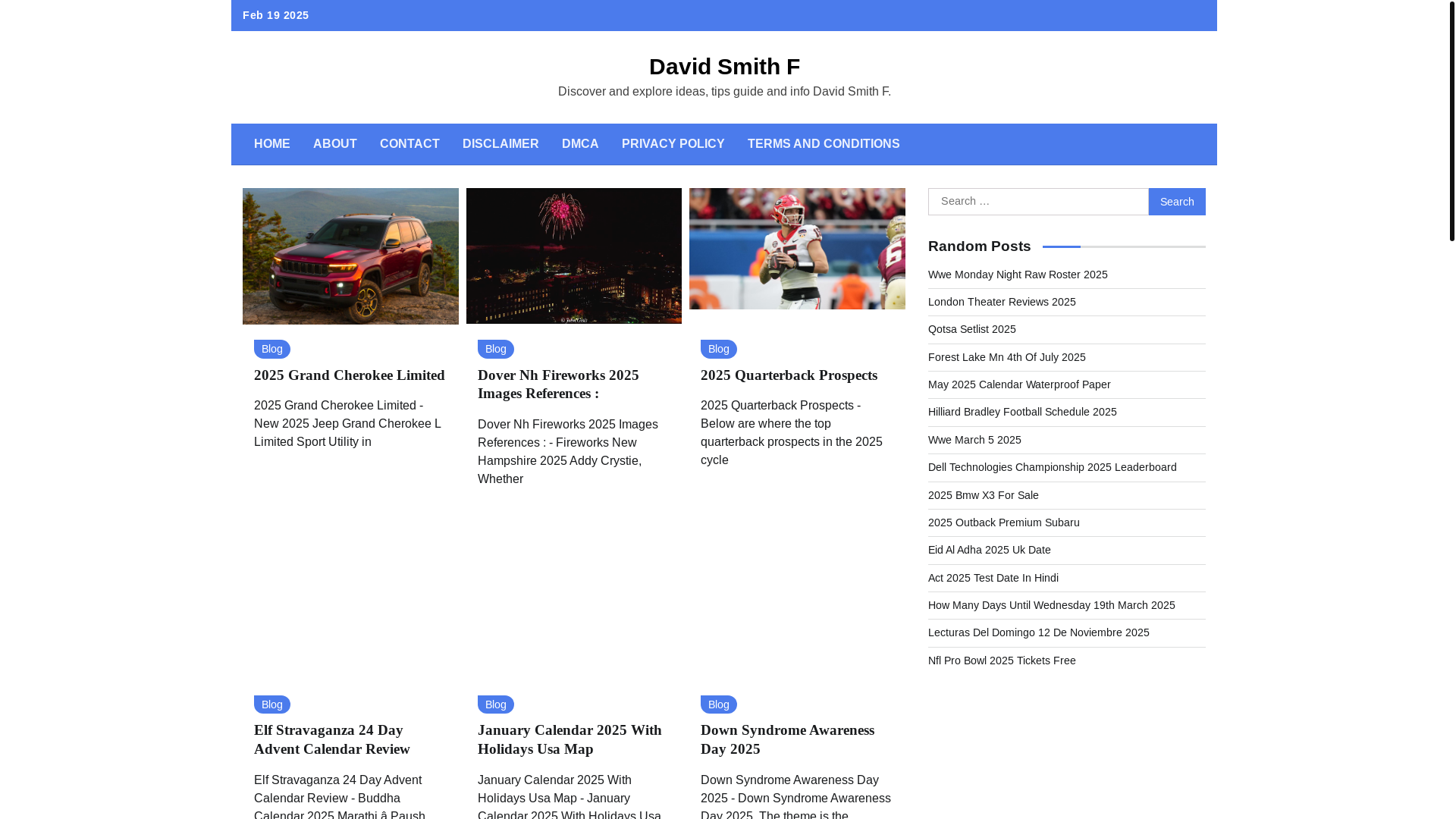 website screenshot of https://davidsmithf.pages.dev/