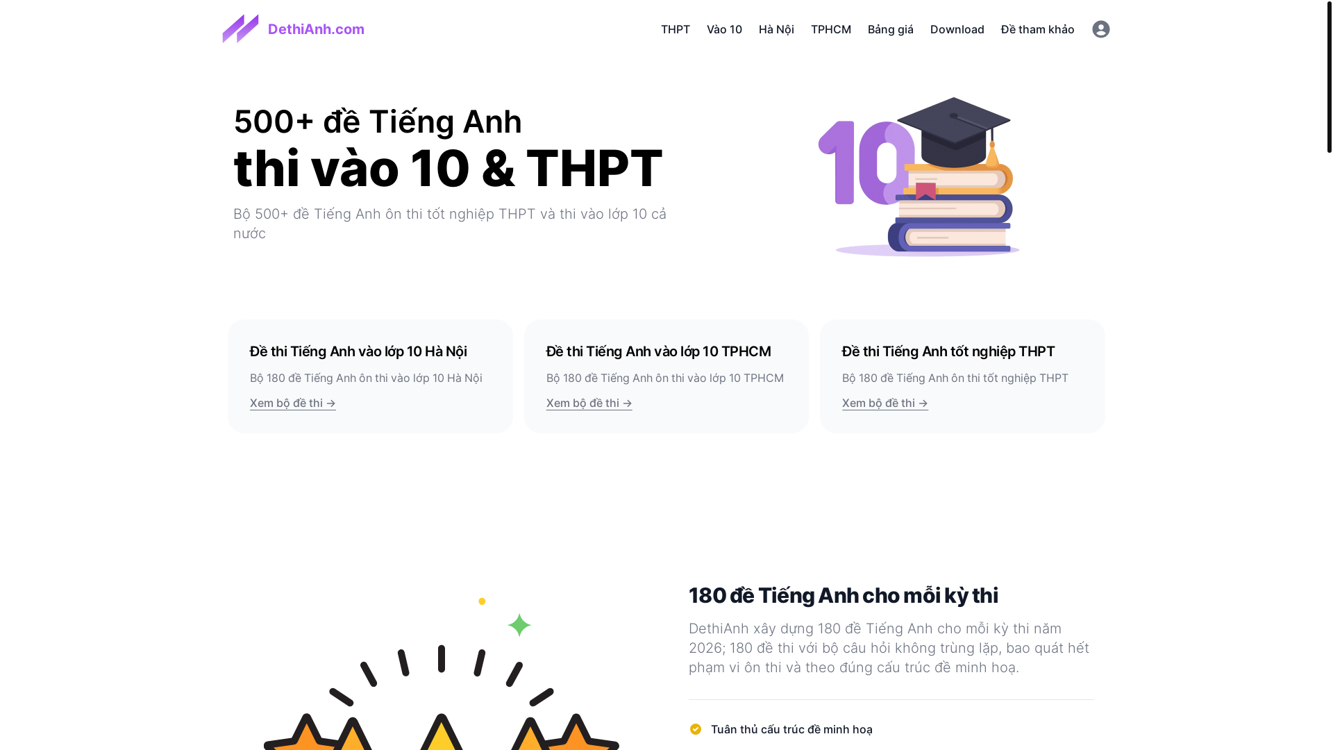 website screenshot of https://dethianh-com.pages.dev/