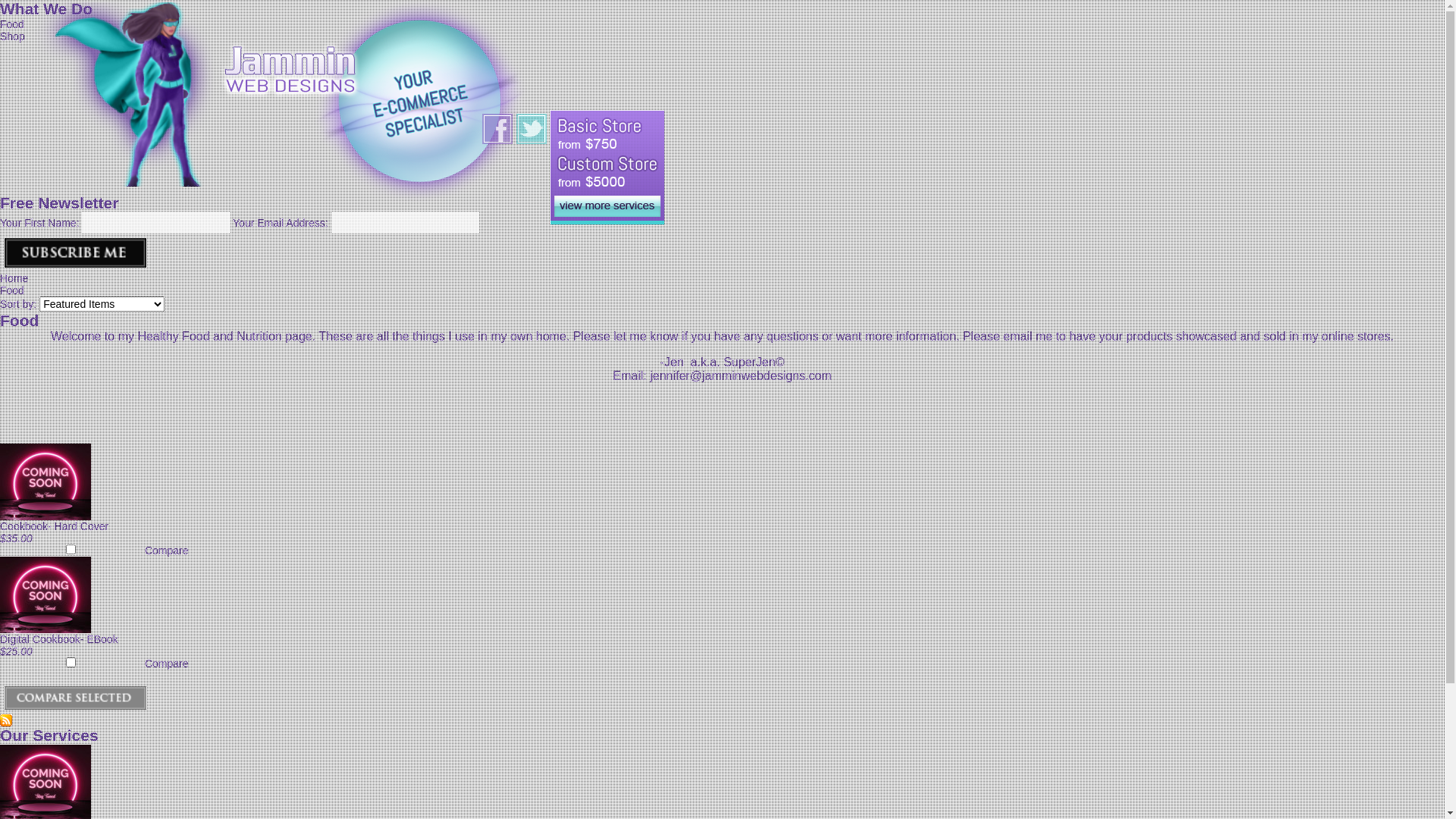 website screenshot of https://onebiteatatimefoods.com/