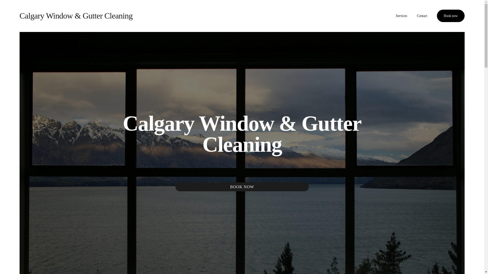 website screenshot of https://calgarywindowandguttercleaning.ca/