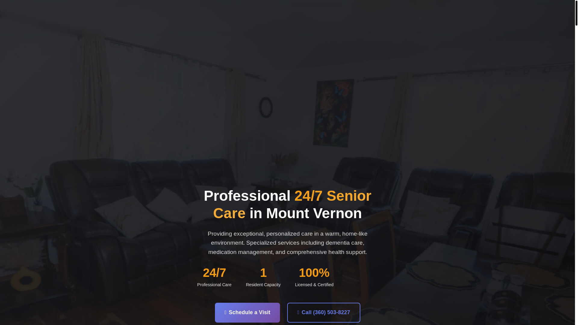 website screenshot of https://bakerviewafh.us/