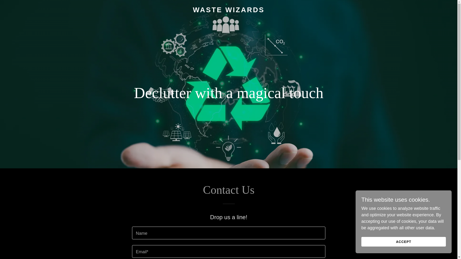 website screenshot of https://idahowastewizards.com/