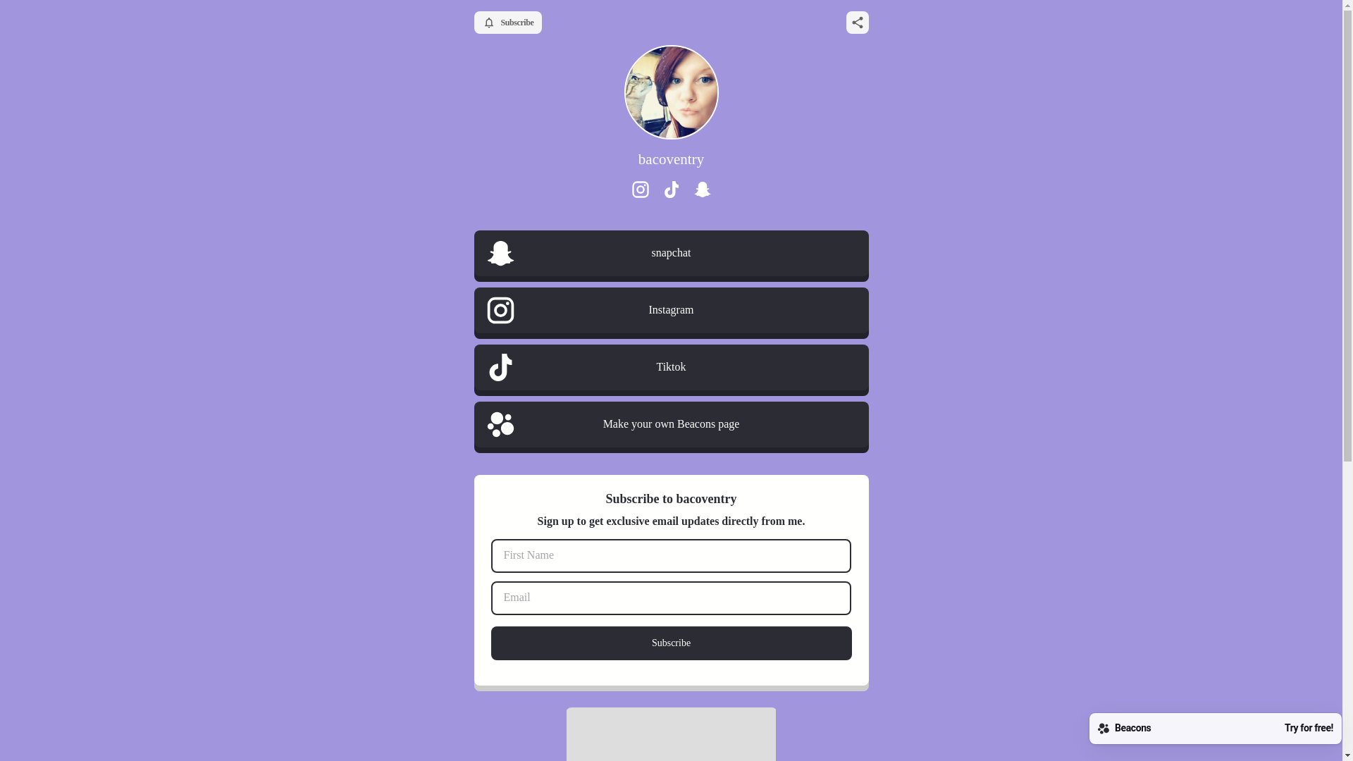 website screenshot of https://bacoventry.com/