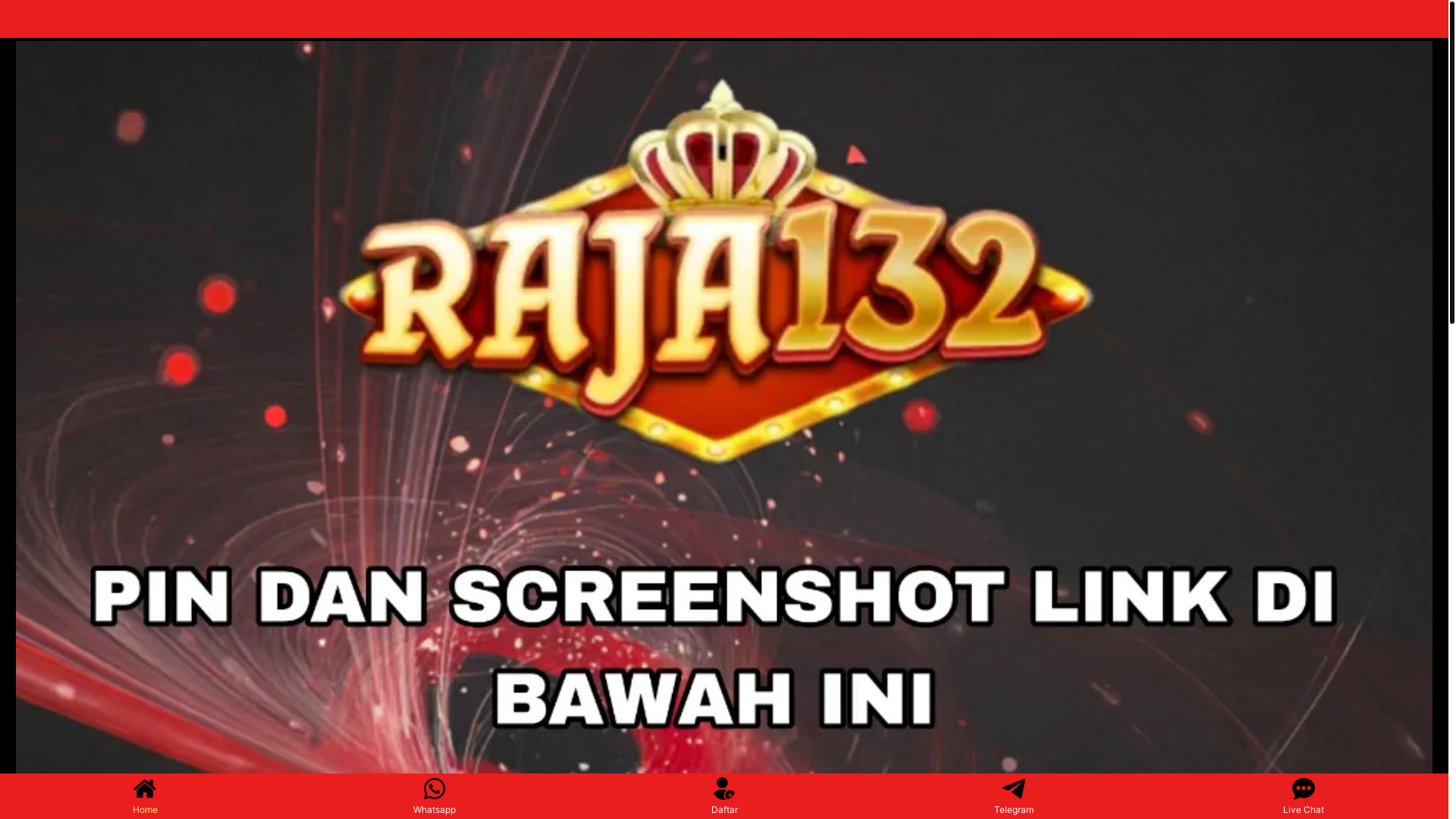 website screenshot of https://raja132-amp.vip/