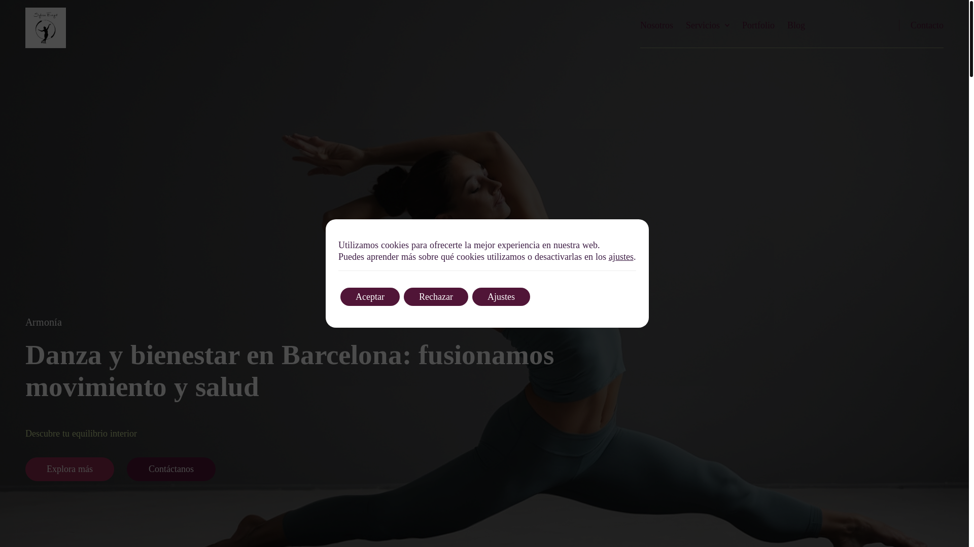 website screenshot of https://danzaybienestar.com/
