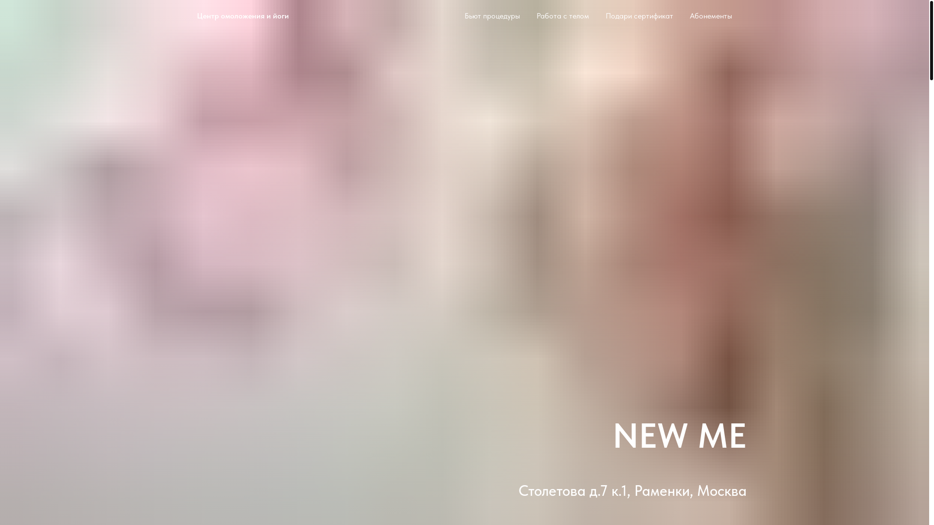 website screenshot of https://newmecenter.ru/