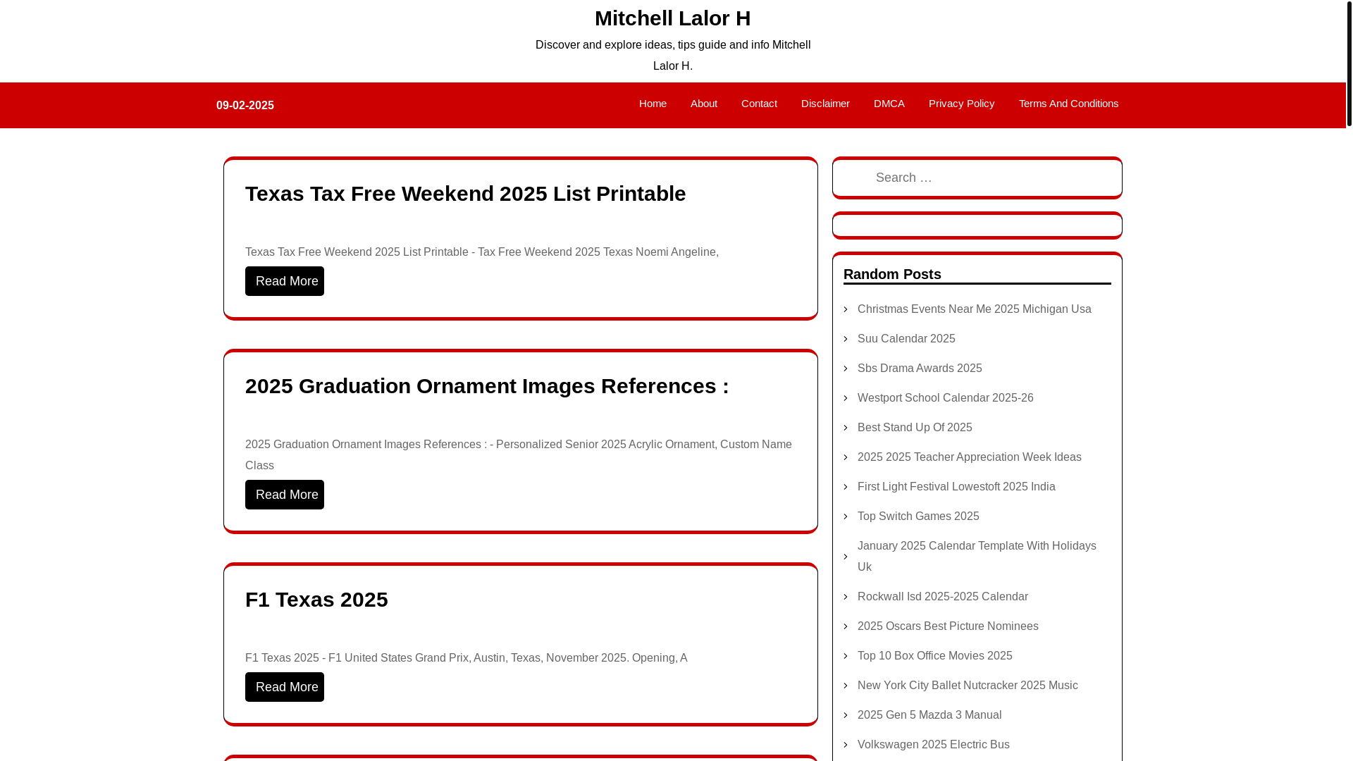 website screenshot of https://mitchelllalorh.pages.dev/