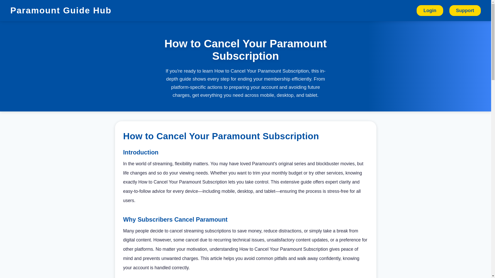 website screenshot of https://paramounttv-cancellation.pages.dev/