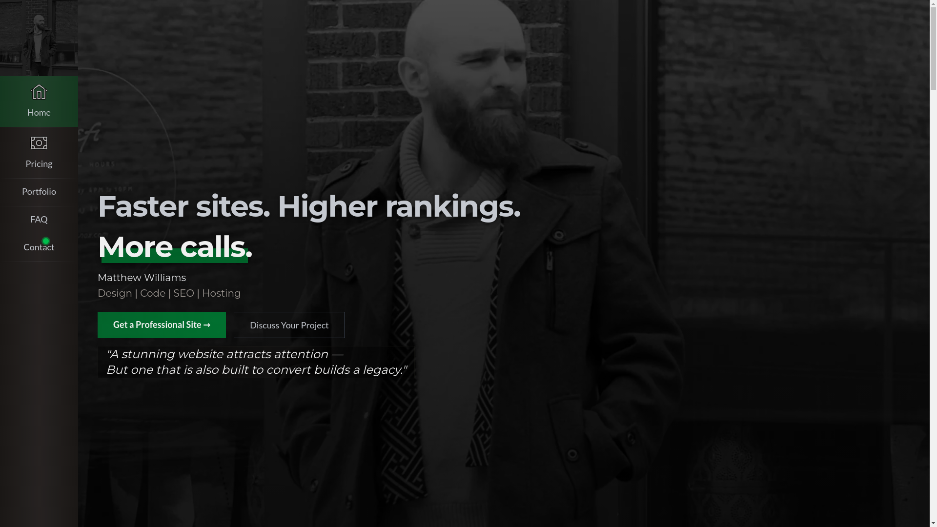 website screenshot of https://matthewwilliamsagency.pages.dev/