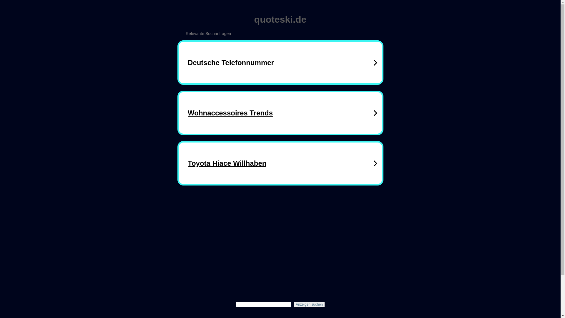 website screenshot of https://quoteski.de/
