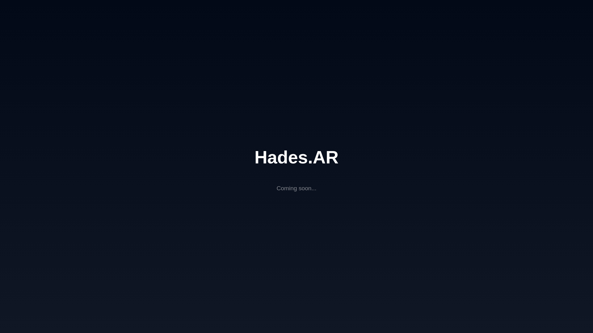 website screenshot of https://hades.ar/