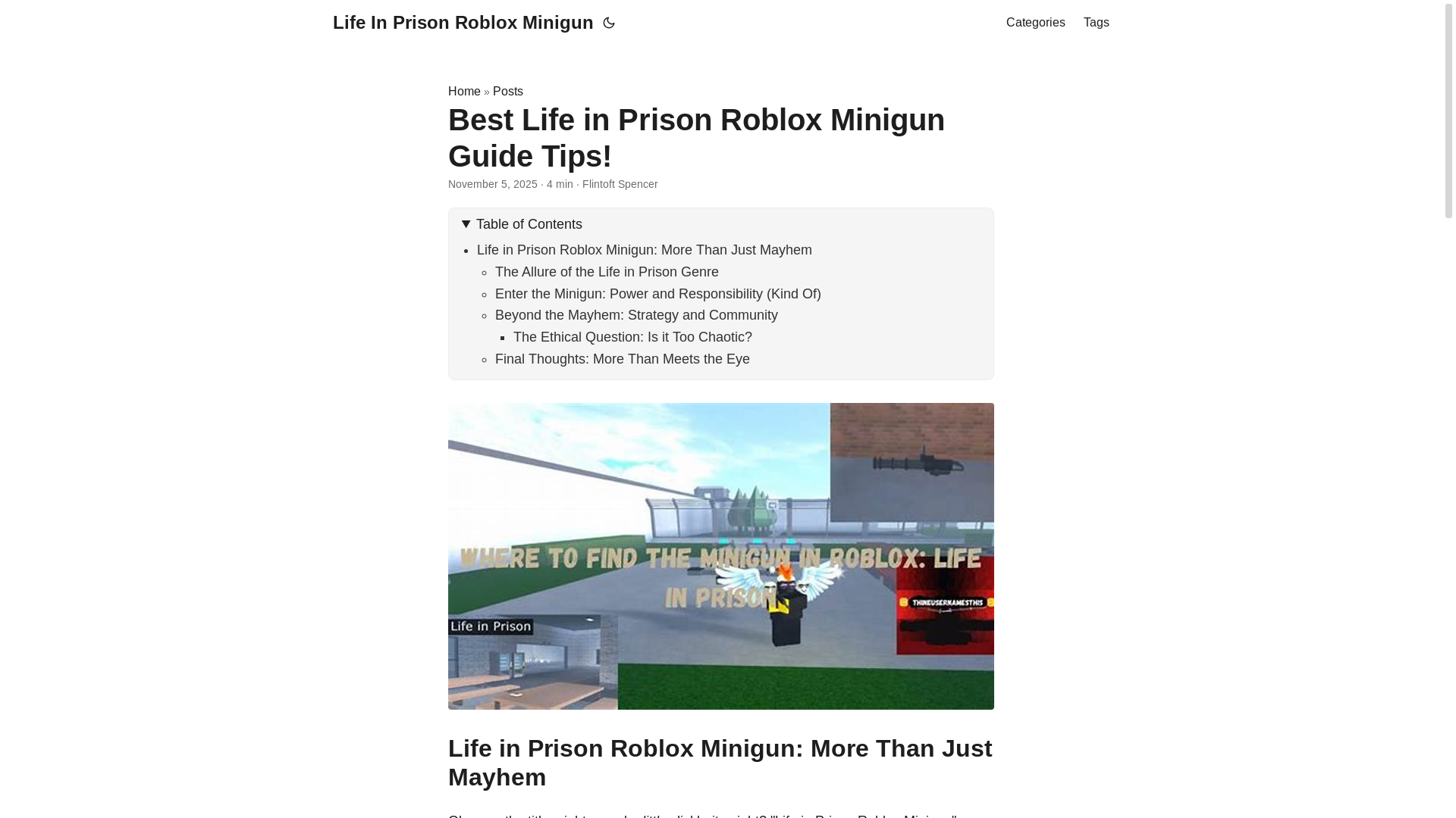 website screenshot of https://life-in-prison-roblox-minigun.pages.dev/