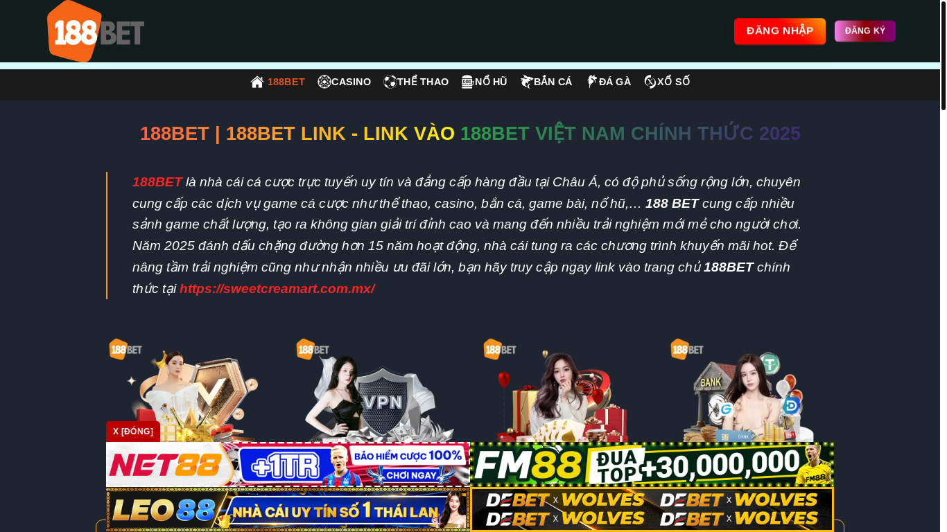 website screenshot of https://sweetcreamart.com.mx/