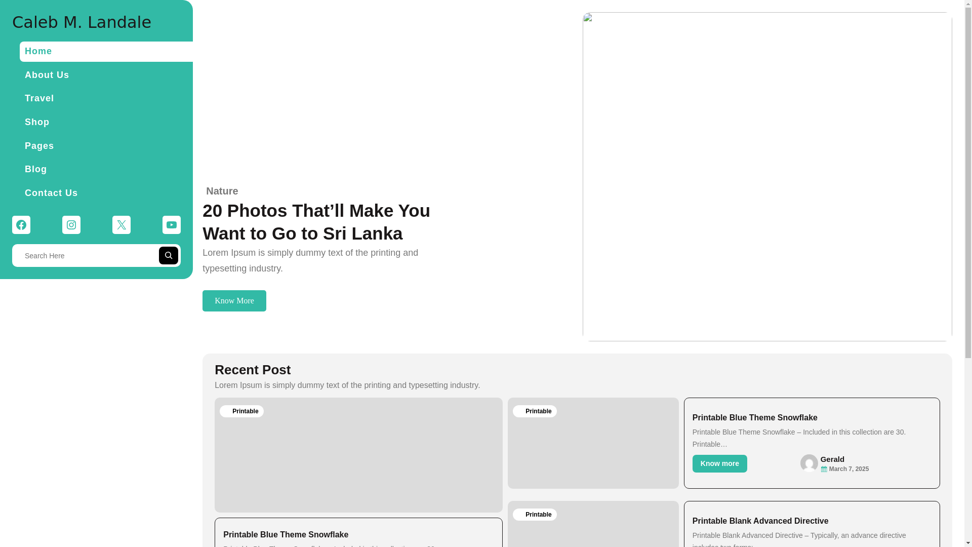 website screenshot of https://calebmlandale.pages.dev/