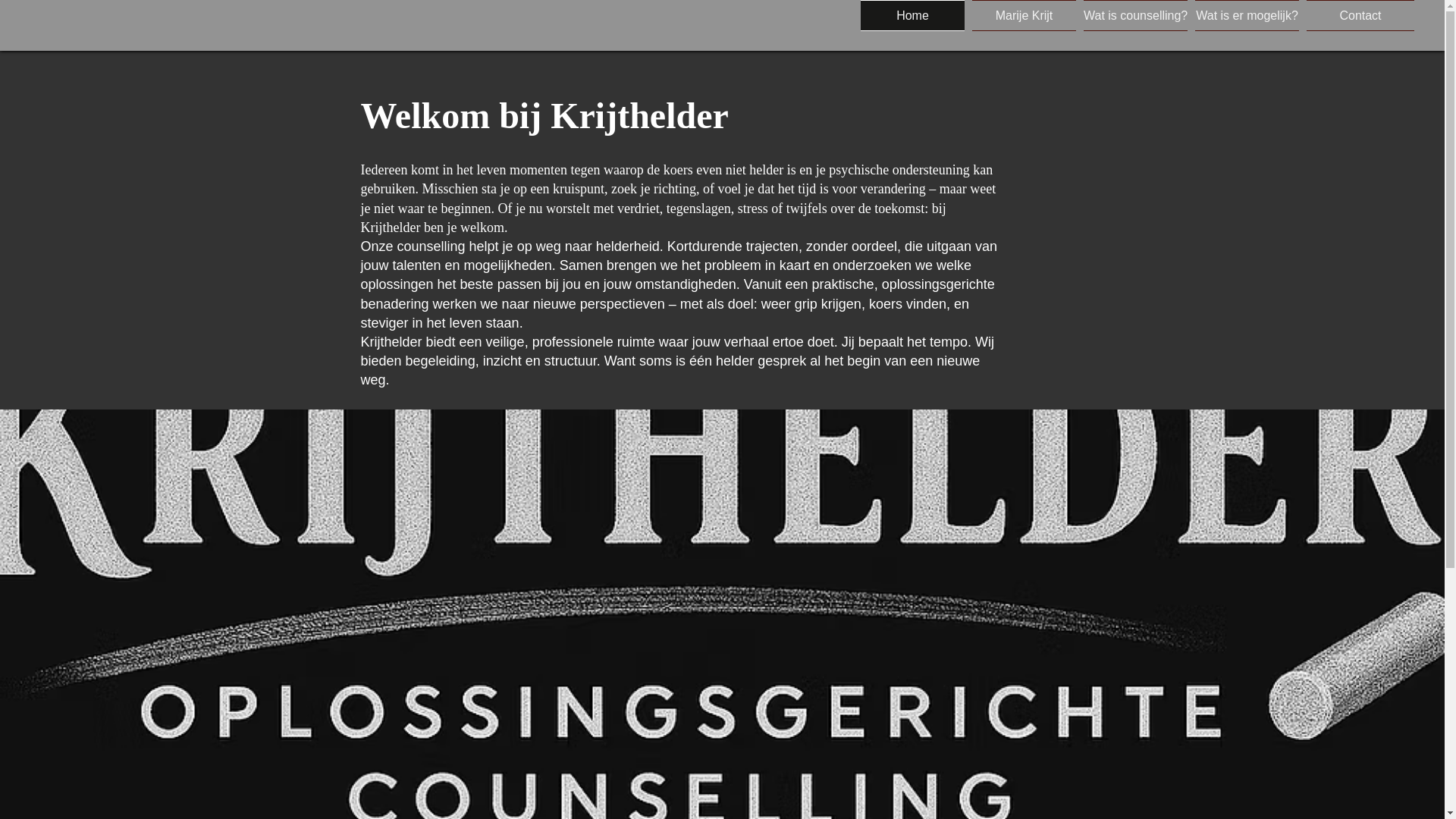 website screenshot of https://krijthelder.com/