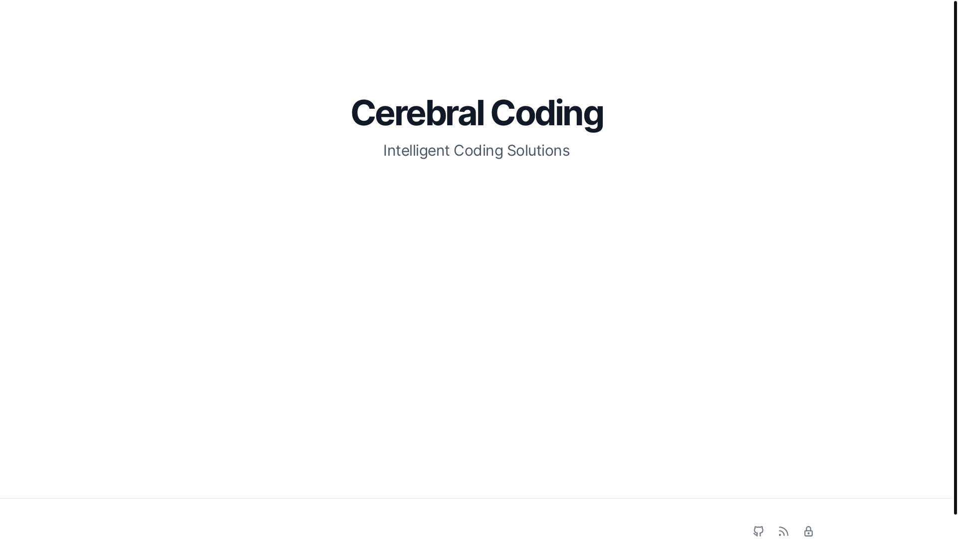 website screenshot of https://cerebralcoding.pages.dev/