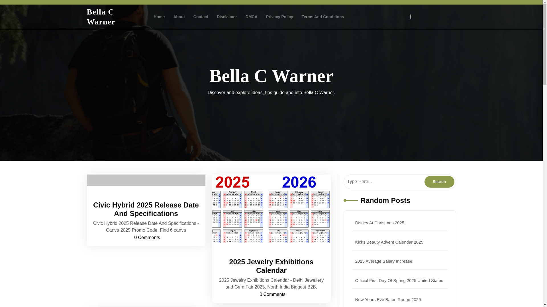 website screenshot of https://bellacwarner.pages.dev/