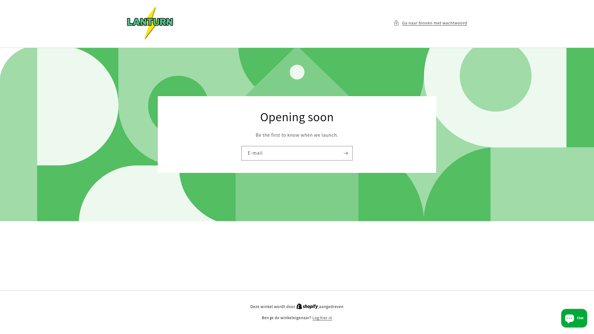 website screenshot of https://lanturn.nl/