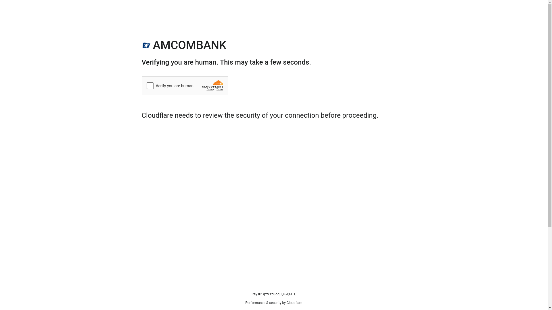 website screenshot of https://amcombank.co.com/
