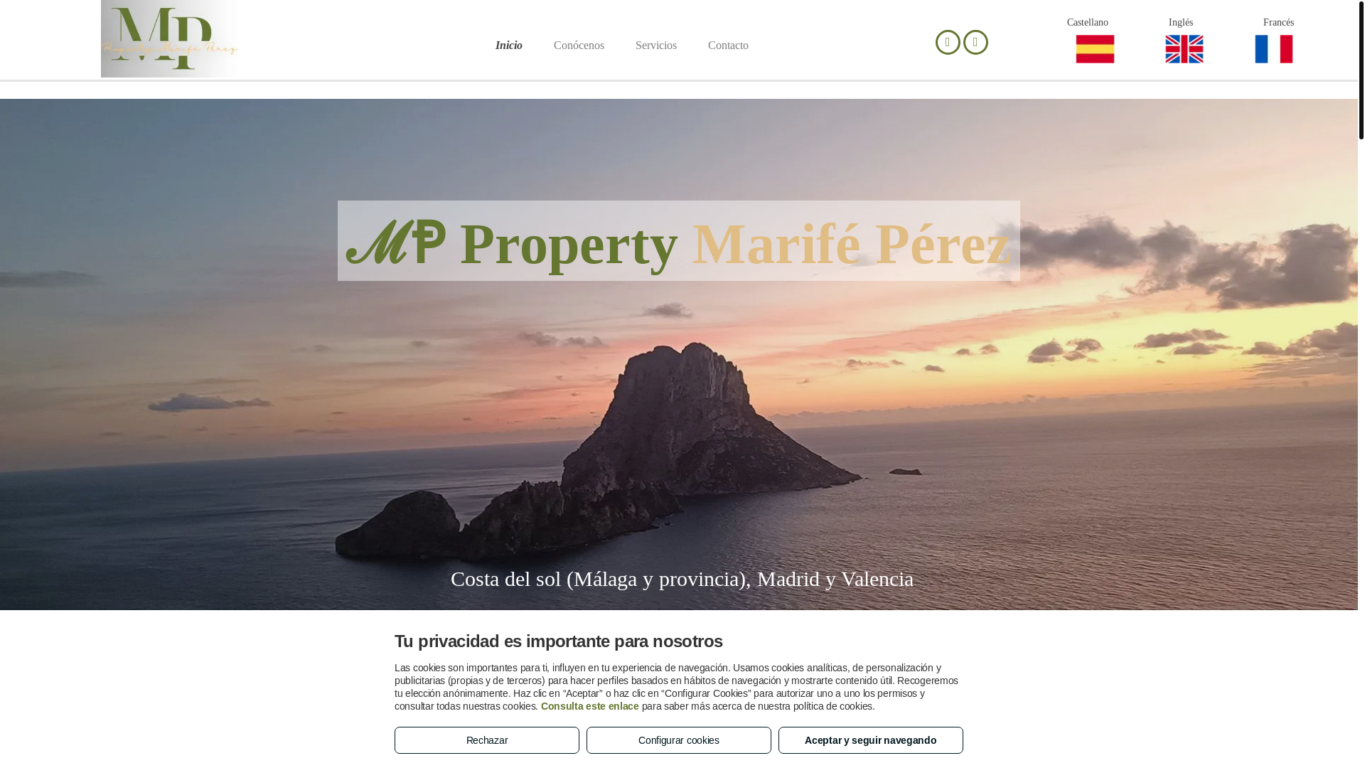 website screenshot of https://mppropertymarifeperez.es/